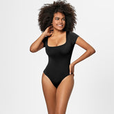 Square Neck Shapewear Bodysuit - Tummy Control